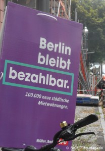 berlin bleibt bezahlbar_spd-wahlplakat neukoelln